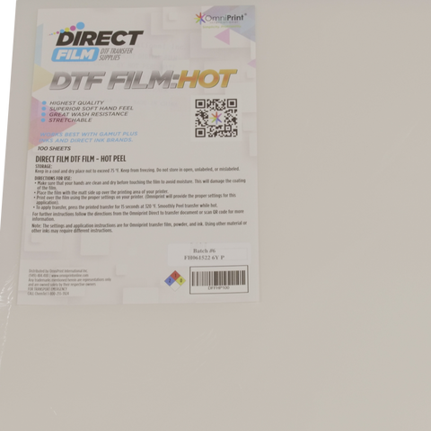 DTF Film - Hot Peel Case of 200