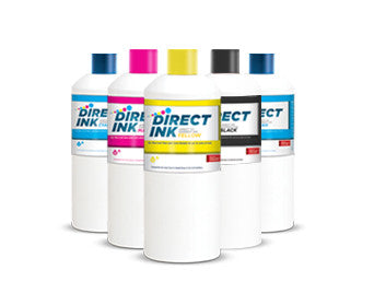 Ink Set: Dupont CMYK + White DTG Printing Inks