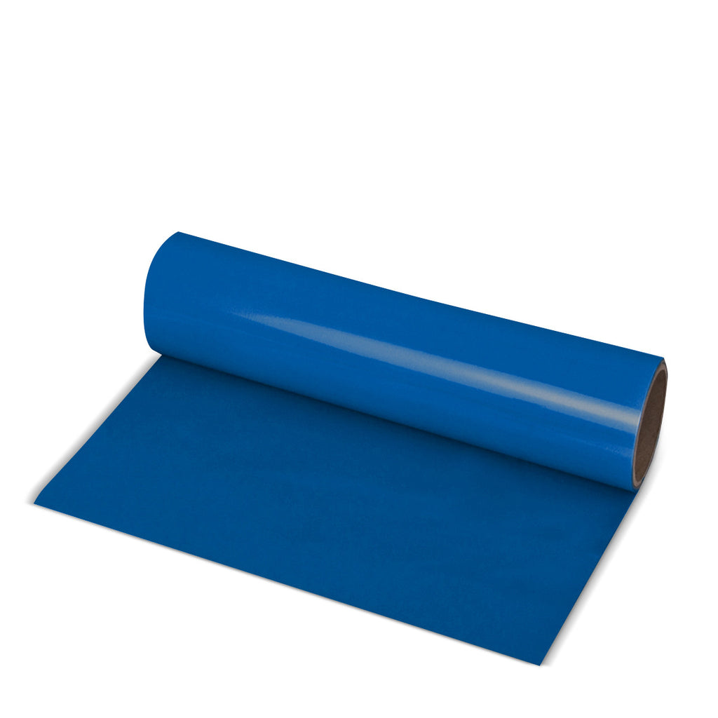 Royal Blue Direct-Cut PU (Sticky PET)